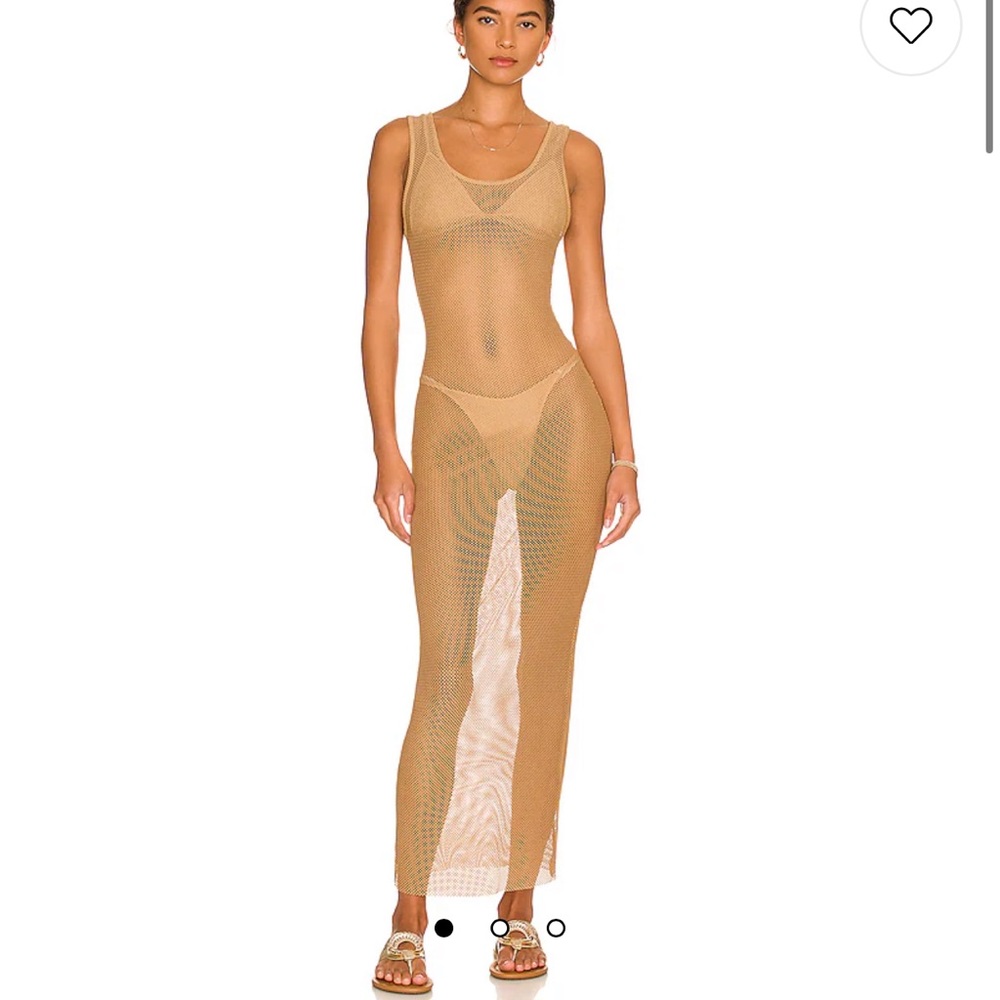 NWT WeWoreWhat Fishnet Maxi Dress